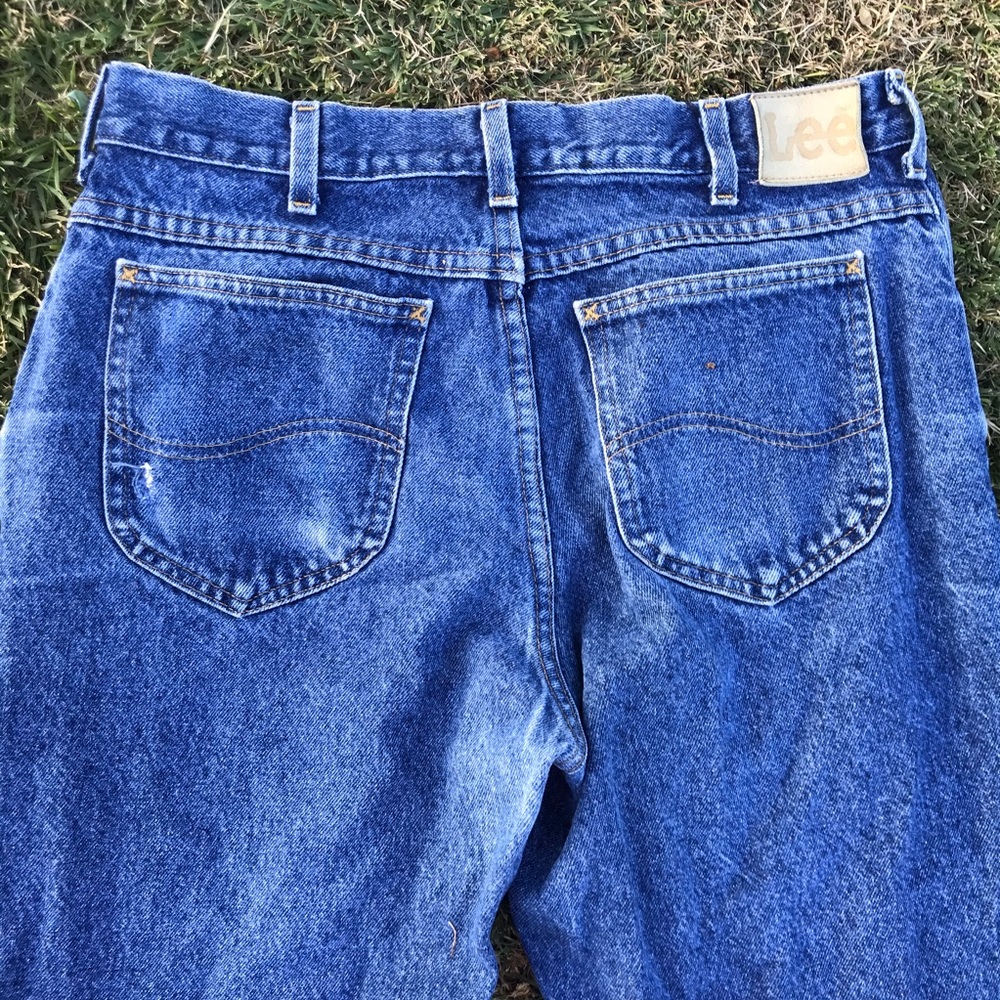 Lee Plus High Waisted Blue Mom Jeans size 14/16